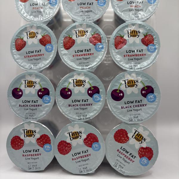  Low Fat Fruit Yogurts x 4